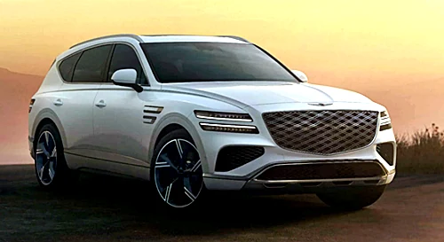 2026 제네시스 GV80 페이스리프트 실구매가 및 전면부 크레스트 그릴 디자인